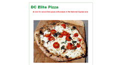 Desktop Screenshot of dcelitepizza.com